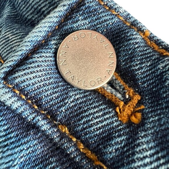 Barrel Denim Medium Wash Size 14 Women's Ann Taylor Pants - Picture 3 of 16